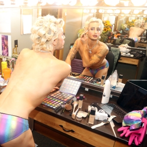 Photos: Exclusive Look at Frankie Grande Getting into Character for ROCKY HORROR SHOW